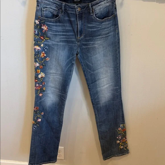 Driftwood Jean Kelly Bootcut Whispering Vines Embroidered Western Size 29 - Picture 2 of 10